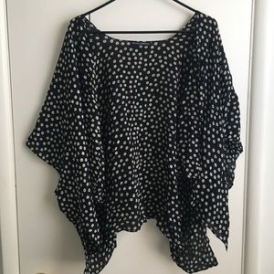 BRANDY MELVILLE FLORAL DAISY KIMONO COVER UP